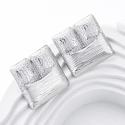 304 Stainless Steel Stud Earrings for Women EJEW-K306-09P-1