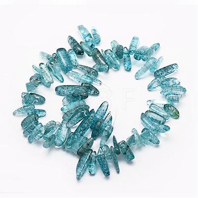 Natural Quartz Crystal Beads Strands G-F483-02-1
