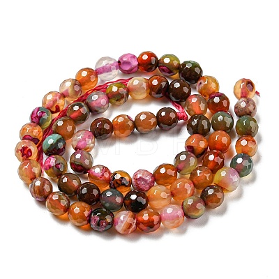 Natural Agate Beads Strands X-G-C082-A01-01-1