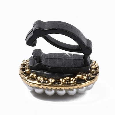 Alloy Shoe Buckle Clips FIND-WH0111-30-1