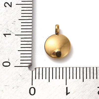 304 Stainless Steel Black Enamel Charms STAS-R009-01G-O-1
