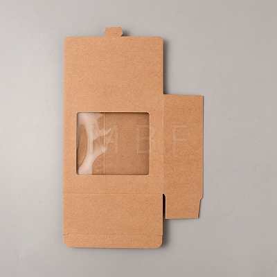 Square Cardboard Paper Gift Box CON-WH0092-68B-01-1