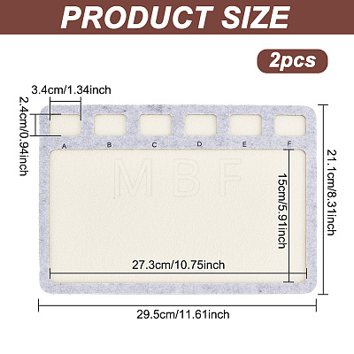 Felt Bead Design Boards TOOL-WH0002-64-01-1