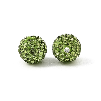 Pave Disco Ball Beads RB-H258-10MM-214-1