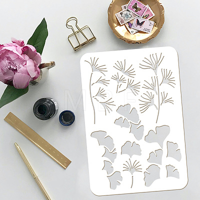 Plastic Drawing Painting Stencils Templates DIY-WH0396-395-1
