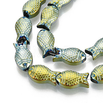 Electroplate Glass Beads Strands EGLA-T025-03E-1