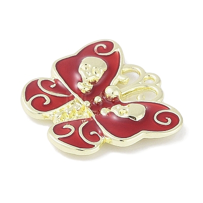 Halloween Rack Plating Alloy Enamel Pendants PALLOY-F018-27G-02-1