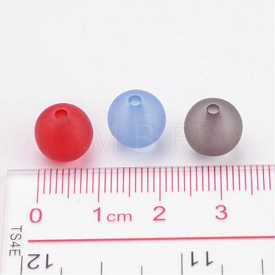 Transparent Acrylic Ball Beads FACR-R021-10mm-M-1