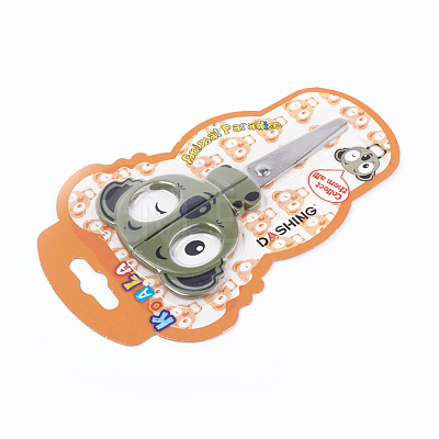 Stainless Steel Craft Scissors for Kids TOOL-WH0119-68C-1