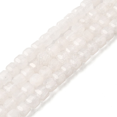 Natural White Jade Beads Strands G-F797-A14-01-1
