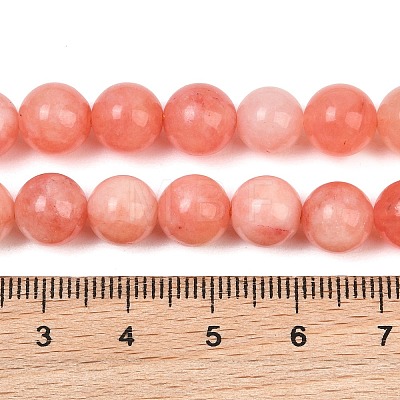 Natural Dyed White Jade Beads Strands GG-CBAEB22-B01-8mm-13-1