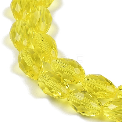 Transparent Glass Beads Strands EGLA-N013-T8mm-D26-1