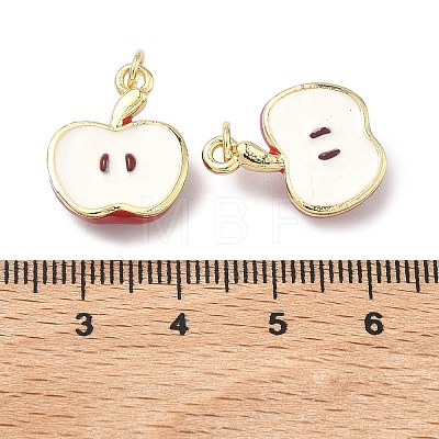 Brass Enamel Pendants KK-H259-11D-G01-1