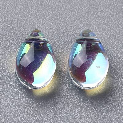 Transparent Glass Beads X-GGLA-M004-05A-1