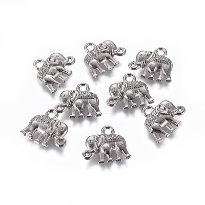 Tibetan Style Alloy Charms PALLOY-P220-01B-NR-1