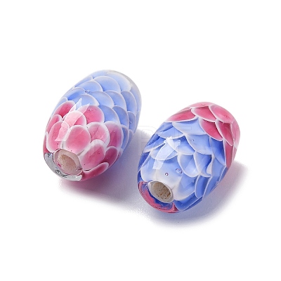 Two Tone Handmade Lampwork Beads LAMP-K042-01D-1