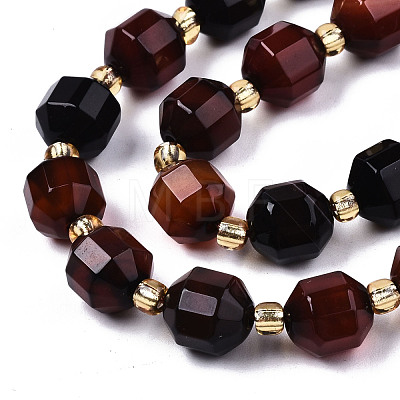 Natural Agate Beads Strands G-T131-82B-11-1