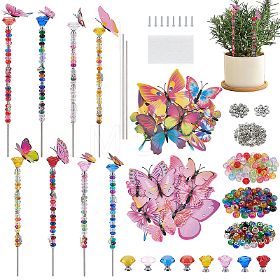 DIY Beaded Garden Stake Kit DIY-OC0015-63-1