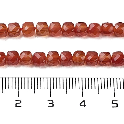 Natural Red Agate Beads Strands G-H042-A49-02-1