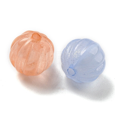 Luminous Acrylic Beads X-OACR-E041-19-1