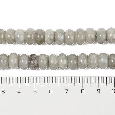 Dyed Natural White Jade Beads Strands G-G107-A17-01-1