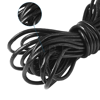 Cowhide Leather Cord WL-TAC0002-01B-3mm-1