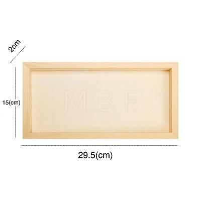 Unfinished Blank Wooden Clay Photo Frame PW-WG449CF-07-1