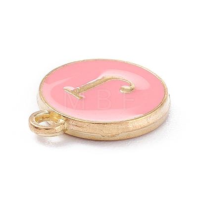 Golden Plated Alloy Enamel Charms ENAM-Q437-14J-1