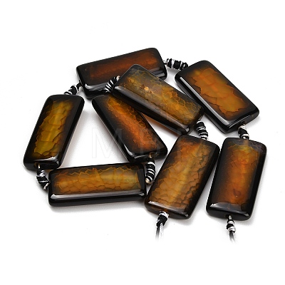 Natural Dragon Veins Agate Beads Strands GG-CBA2A74-01C-1