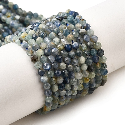Natural Kyanite/Cyanite/Disthene Beads Strands G-G259-D05-3mm-1