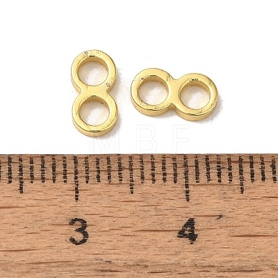 Rack Plating Brass Connector Charms KK-F873-33G-1