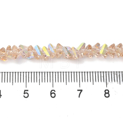 Transparent Glass Beads Strands EGLA-P061-04B-AB02-1