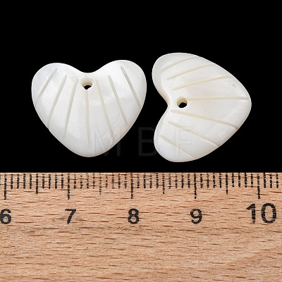Natural Freshwater Shell Carved Pendants SHEL-K006-70D-1
