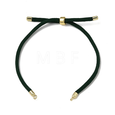 3MM Adjustable Round Nylon Braided Cord Bracelet Making FB-CBAA152-04G-1