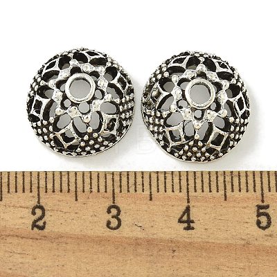 Tibetan Style Alloy Bead Caps FIND-U015-05AS-1