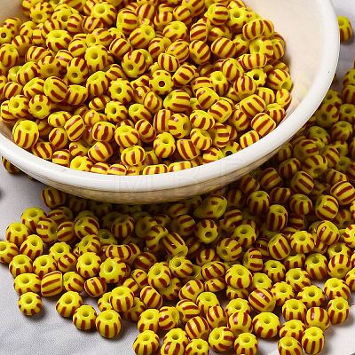 6/0 Opaque Colours Seep Glass Seed Beads X-SEED-F003-04A-01-1