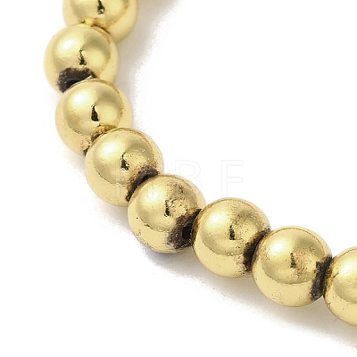 Electroplated Synthetic Magnetic Hematite Beads Strands G-I364-D01-G-1