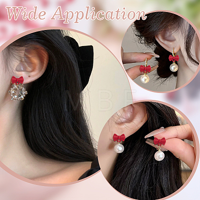 42Pcs Spray Painted Alloy Stud Earring Findings FIND-ME0004-21B-1