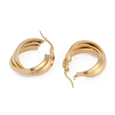 PVD Vacuum Plating 201 Stainless Steel Hoop Earrings EJEW-I309-71G-02-1