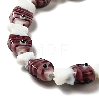 Handmade Lampwork Beads Strands LAMP-G154-07G-1