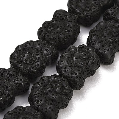 Natural Lava Rock Beads Strands G-G347-01D-1