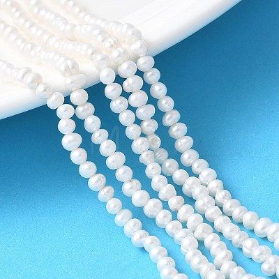 Natural Cultured Freshwater Pearl Beads Strands PEAR-I007-07N-02A-1