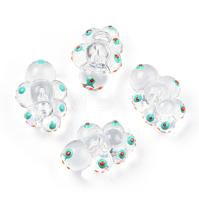 Transparent Acrylic Beads ACRC-T012-01-A01-1