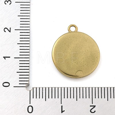 304 Stainless Steel Enamel Pendants STAS-M084-09G-01-1