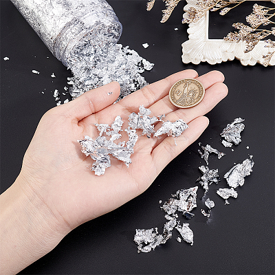 1Pc Foil Nail Art Decorations MRMJ-BBC0001-03B-1
