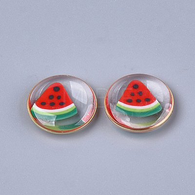 Epoxy Resin Cabochons X-RESI-S360-07B-1