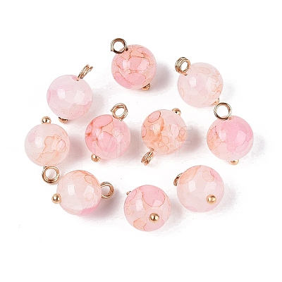 Alloy Glass Pendants GLAA-P080-04G-11-1