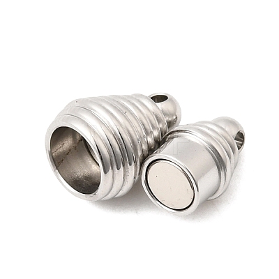 304 Stainless Steel Magnetic Clasps STAS-F350-04B-P-1