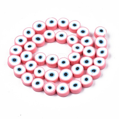 Handmade Polymer Clay Beads Strands CLAY-S096-041B-1