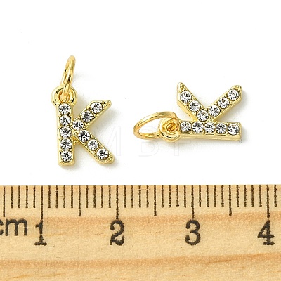 Rack Plating Alloy Rhinestone Pendants PALLOY-S187-01K-1